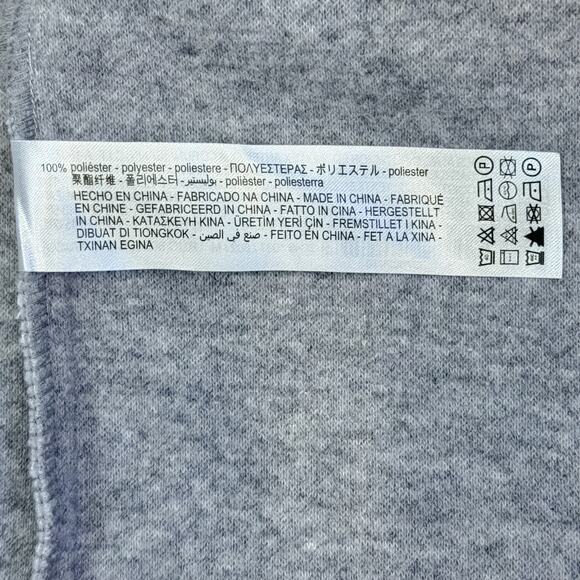 Zara Gray Knit Open Front Coat - Size Medium - Minimalist - Picture 9 of 10